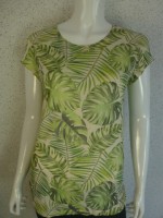CAMISETA HOJAS (VERDE)